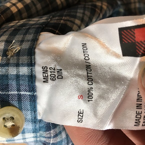 Woolrich Woolen Mens Short Sleeve Shirt - Size Small - Pre-owned - T4VZT8 - Picture 4 of 6